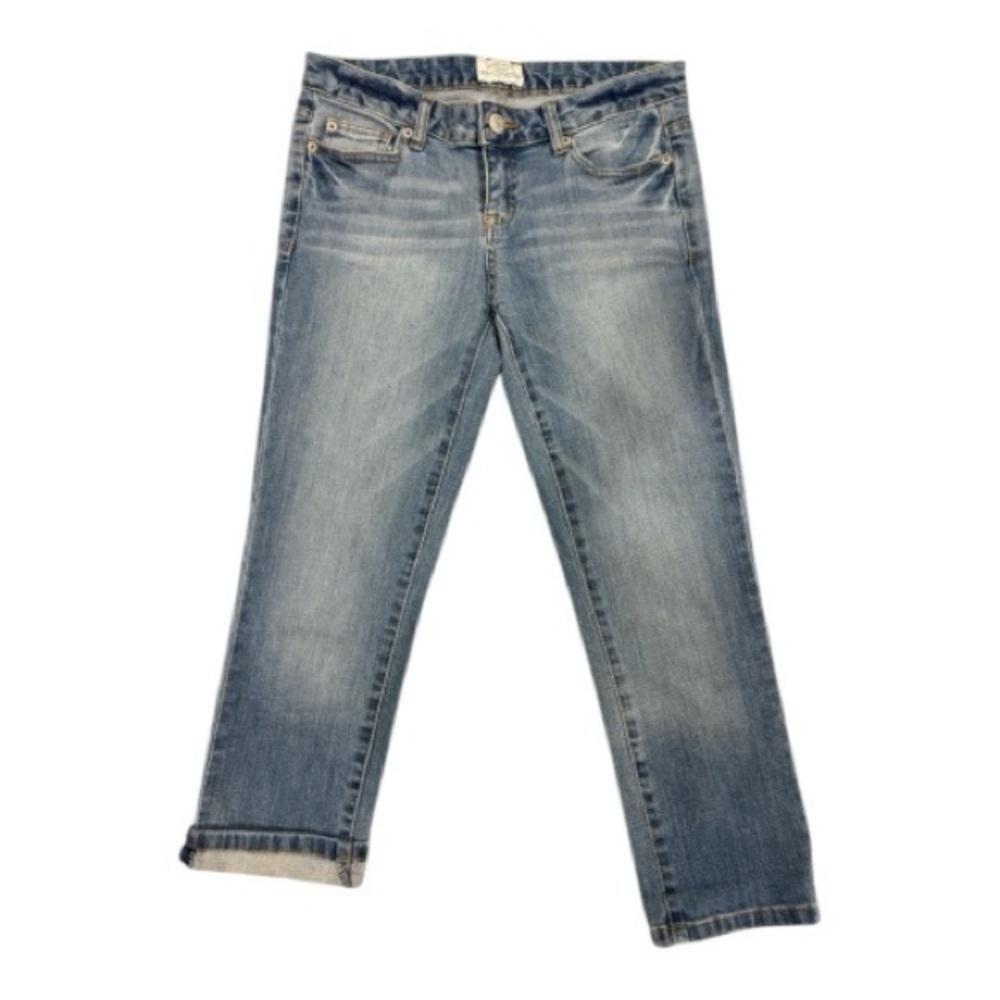 Aeropostale Light Blue Boyfriend Jeans | Relaxed Fit | Women's Size 1/2‎